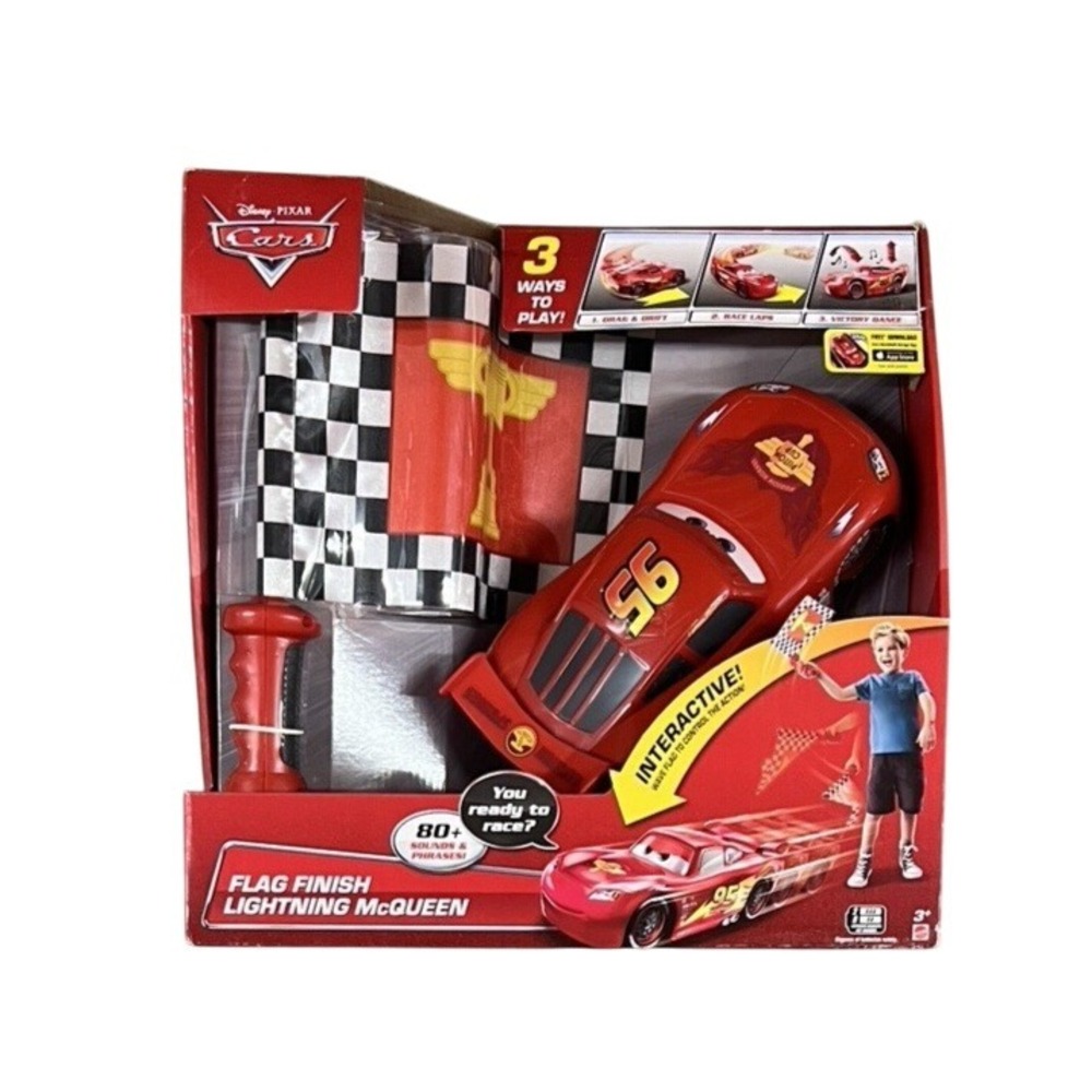 Flag Finish Lightning McQueen Brand‎ NEW In Box - Hard to find! - Cars Pixar